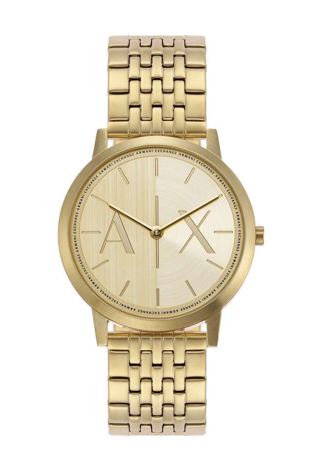 40-mm-Gold-Dial-Stainless-Steel-Analog-Watch-For-Men---AX2871