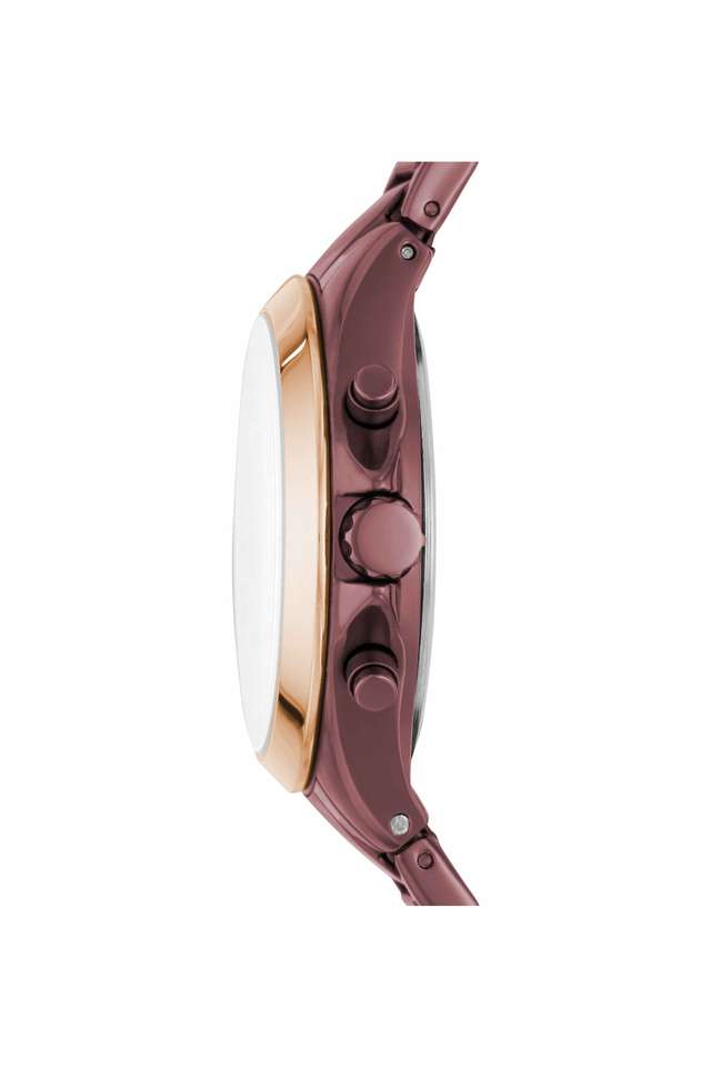 Modern-Courier-36-mm-Red-Dial-Stainless-Steel-Chronograph-Watch-for-Women---BQ3281