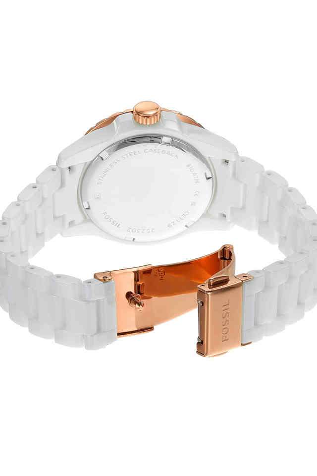 Fb-01-37-mm-Silver-Dial-Ceramic-Analog-Watch-for-Women---CE1129I