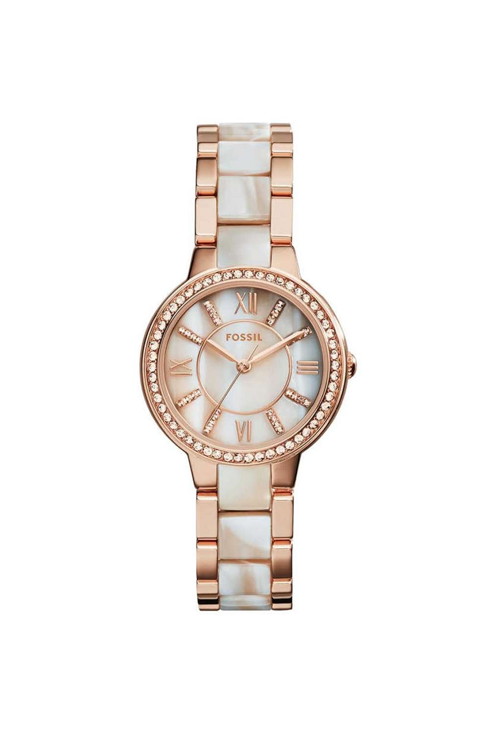 Virginia-Women-s-30-mm-Analogue-Quartz-Watch---Rose-Gold-Dial-with-Rose-Gold-Stainless-Steel-Strap-(ES3716)