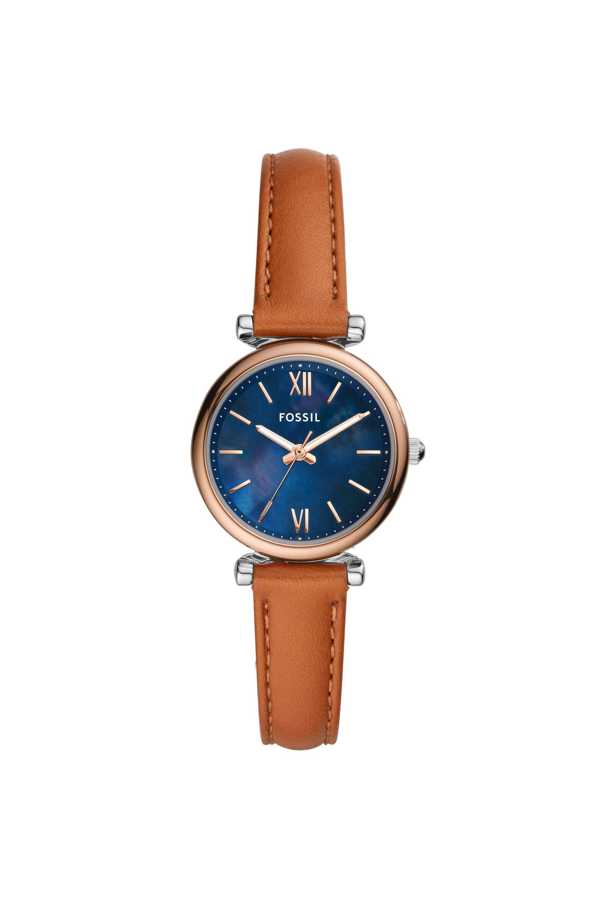 Carlie-Mini-28-mm-Blue-Dial-Leather-Analogue-Wrist-Watch-for-Women---ES4701
