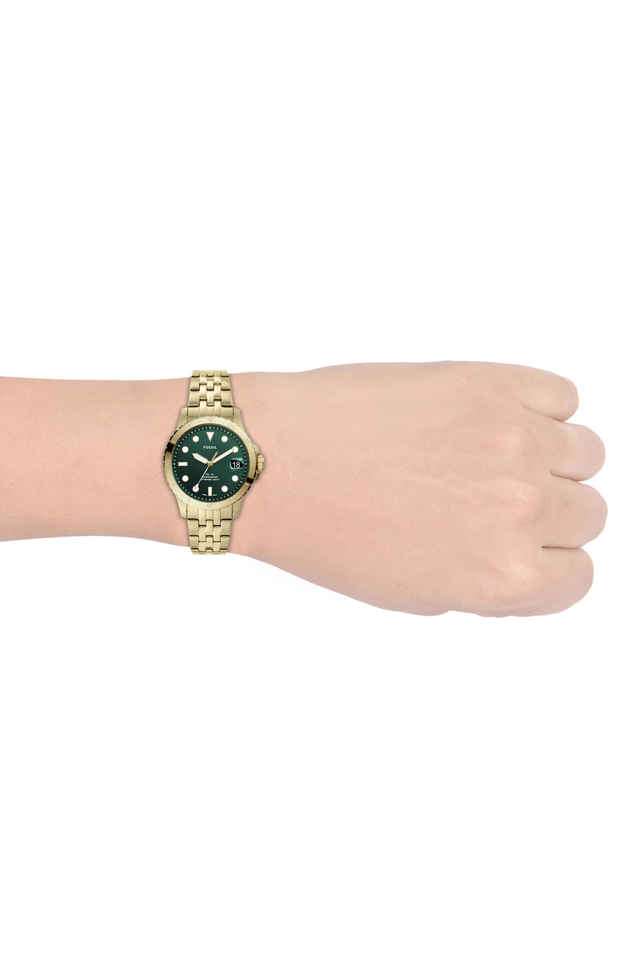 Buy Fossil NoColour Womens 36 mm Fb-01 Green Dial Stainless Steel