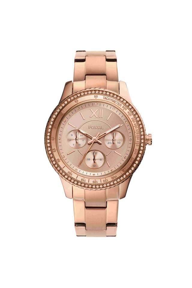 Womens-37-mm-Stella-Sport-Rose-Gold-Dial-Stainless-Steel-Analogue-Watch---ES5106I