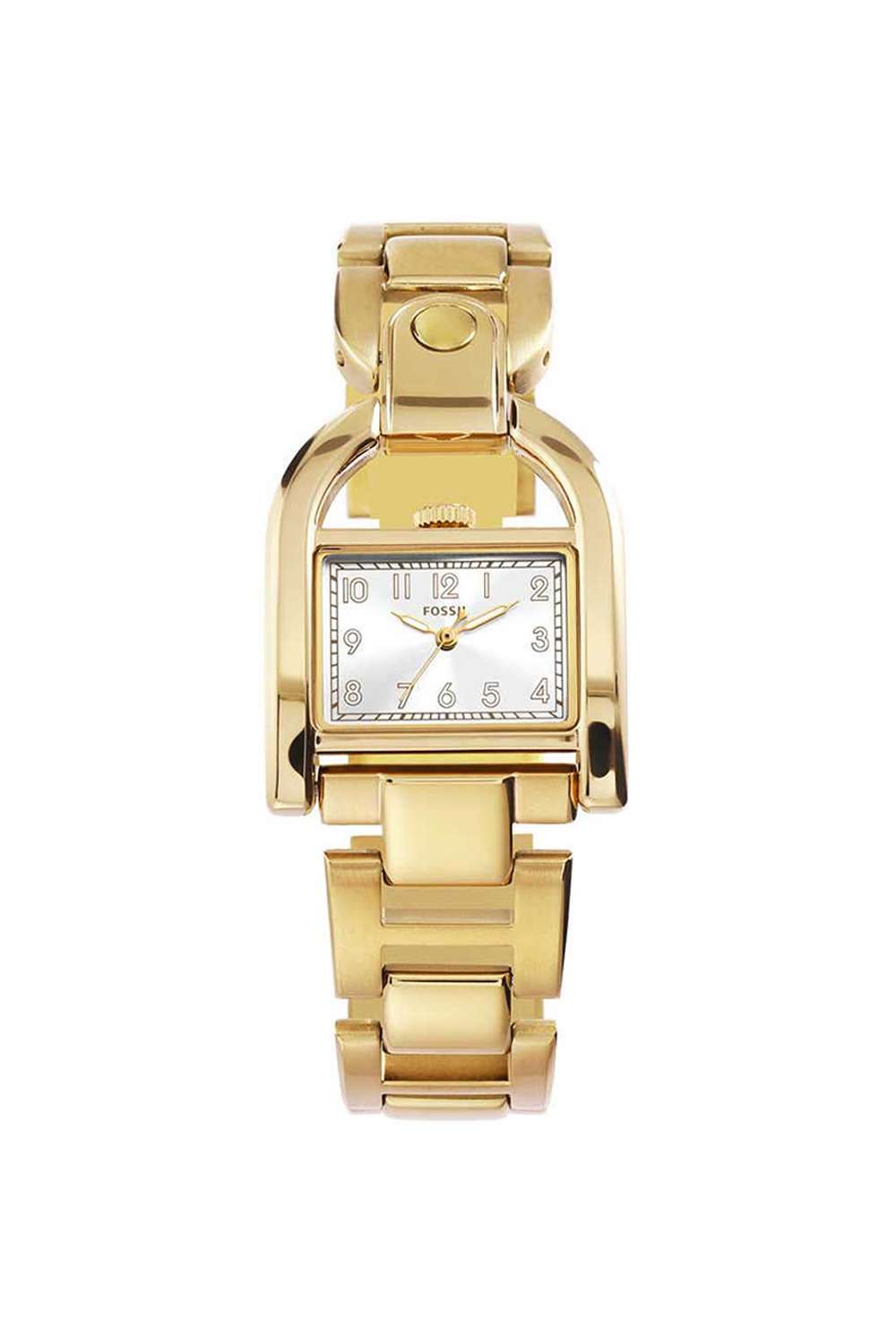 Harwell-Women-s-28-mm-Analogue-Quartz-Watch---Silver-Dial-with-Gold-Stainless-Steel-Strap-(ES5327)