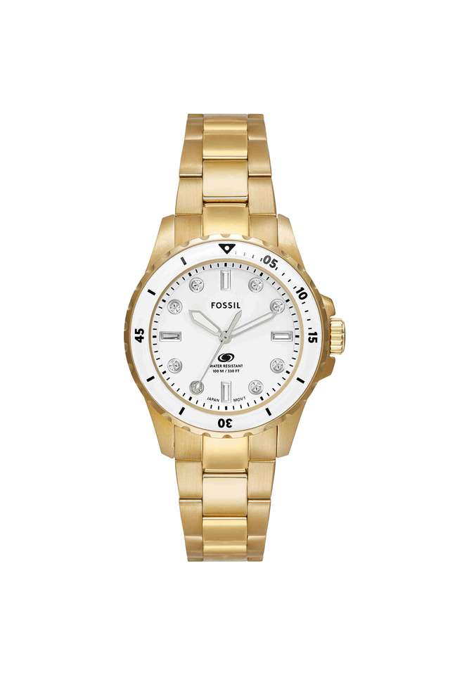 Fossil-Blue-Dive-36-mm-White-Dial-Stainless-Steel-Analogue-Wrist-Watch-for-Women---ES5350