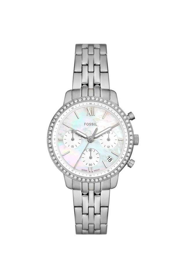 Neutra-36-mm-White-Dial-Stainless-Steel-Chronograph-Watch-for-Women---ES5357