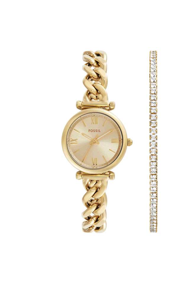 Carlie-28-mm-Gold-Dial-Stainless-Steel-Analogue-Wrist-Watch-for-Women---ES5387SET