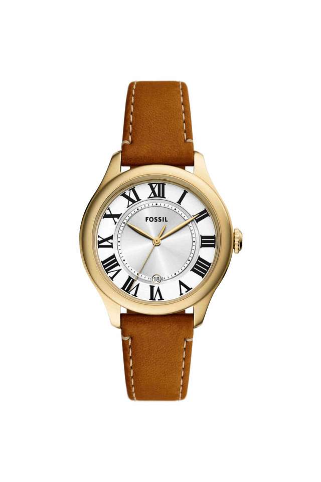 Gilmore-38-mm-Silver-Dial-Leather-Analogue-Watch-for-Women---ES5397I
