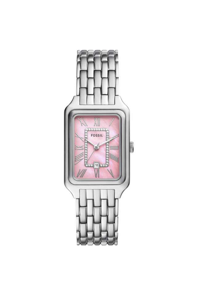 Raquel-26-mm-White-Dial-Stainless-Steel-Analogue-Watch-for-Women---ES5401I