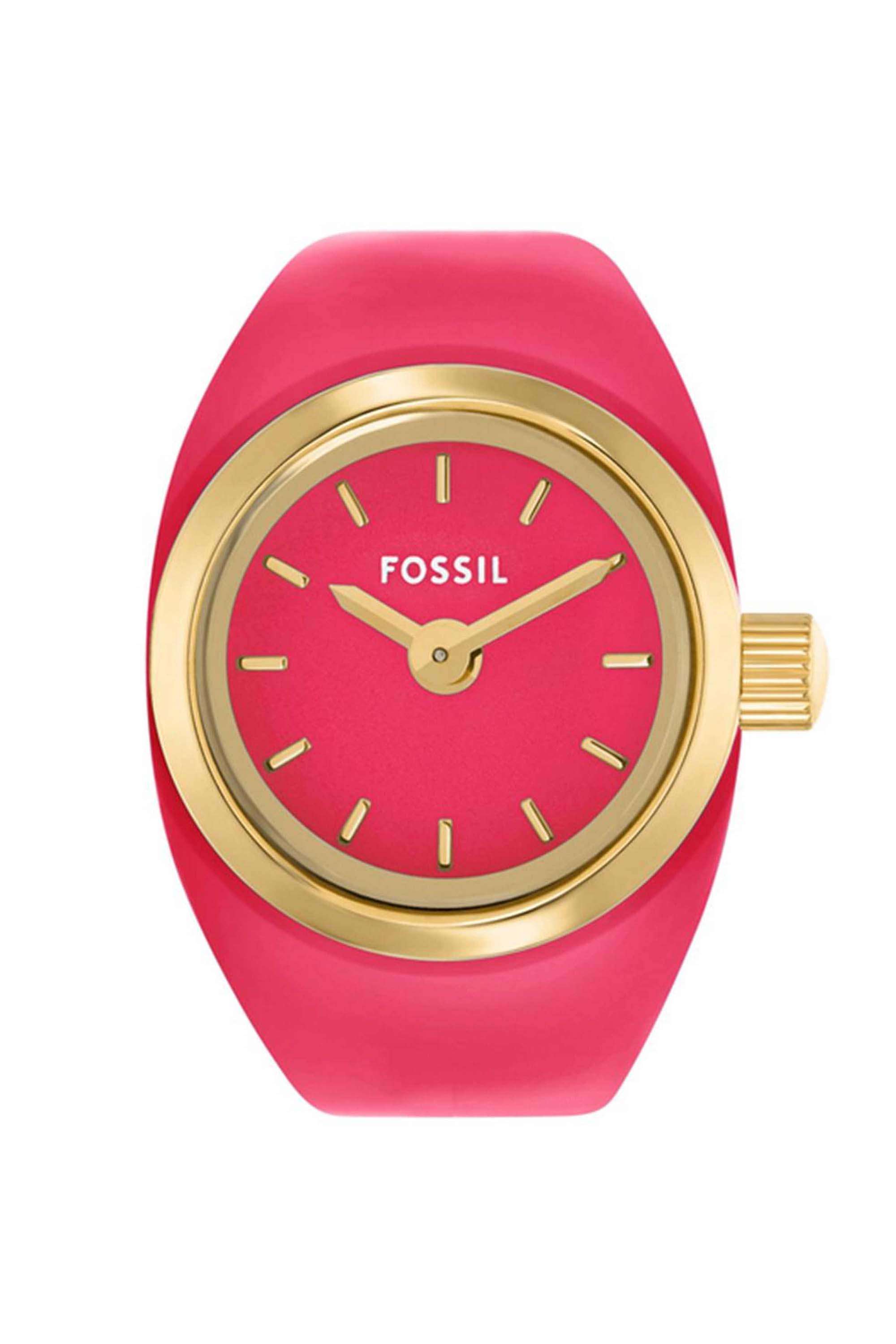 15-mm-Quartz-Analogue-Ring-Watch-For-Women---Pink-Dial-with-Gold-Stainless-Steel-Strap-(ES5414)