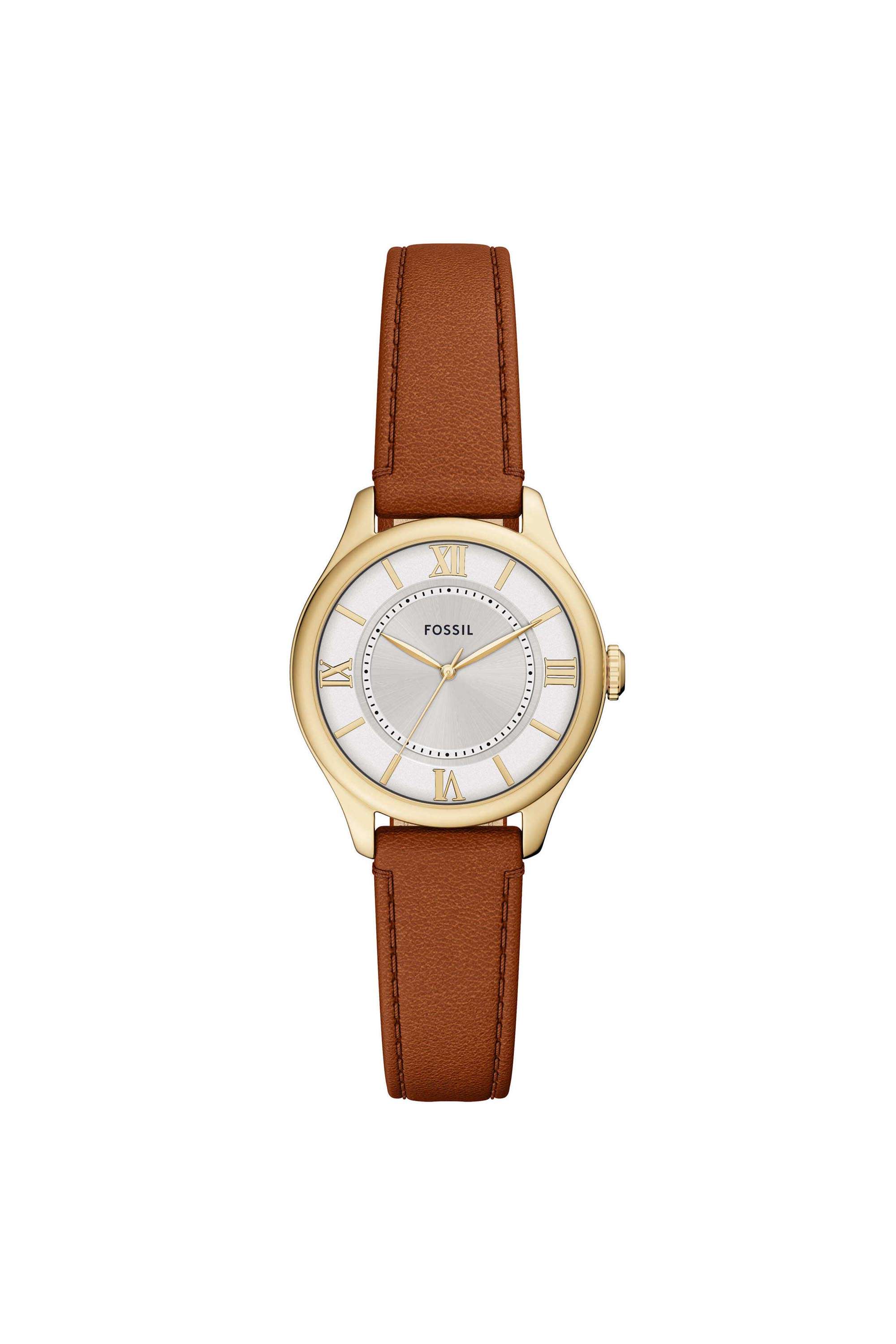 Gilmore-28-mm-Silver-Dial-Leather-Analogue-Watch-For-Women---ES5423