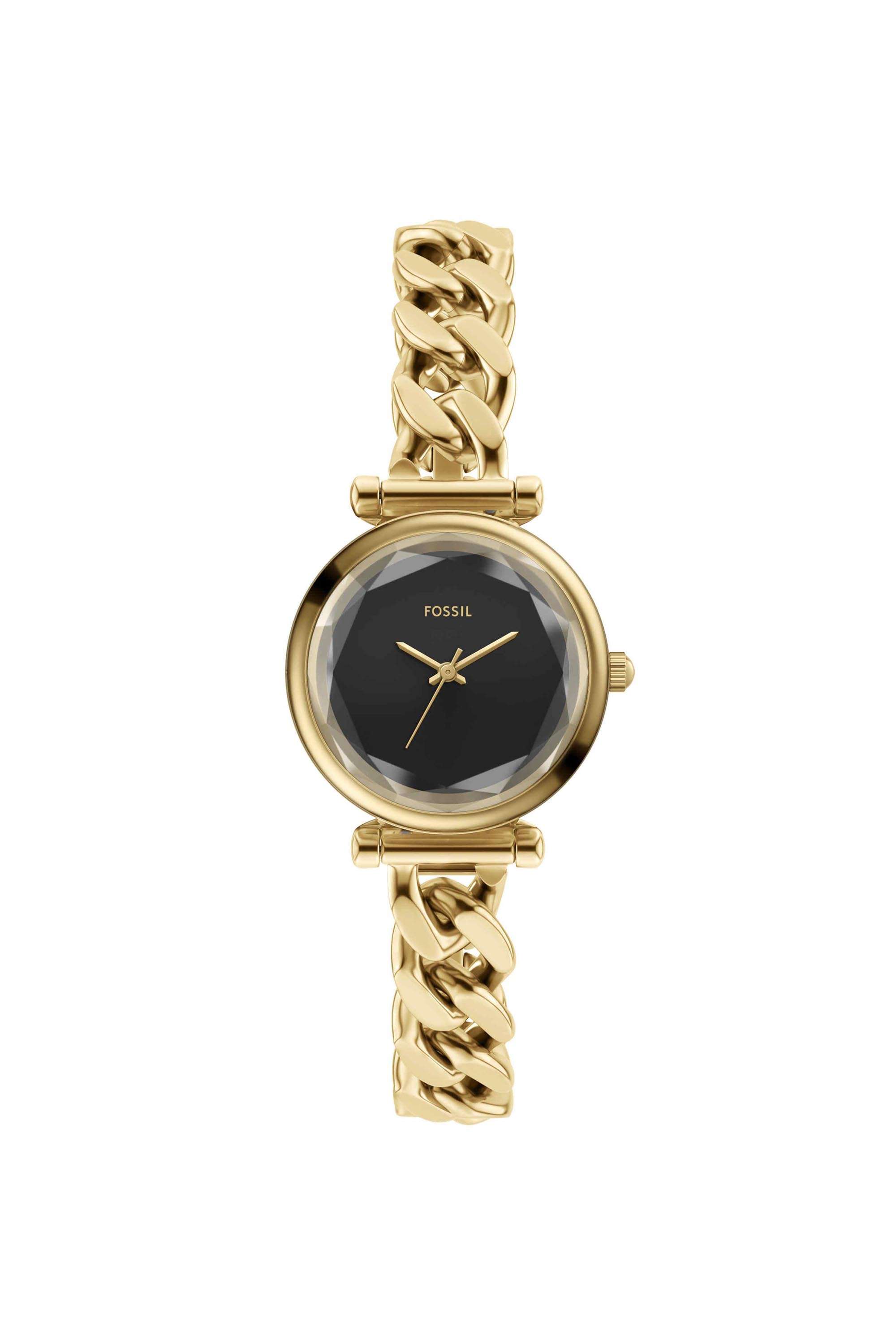 Carlie-28-mm-Black-Dial-Stainless-Steel-Analogue-Watch-For-Women---ES5440