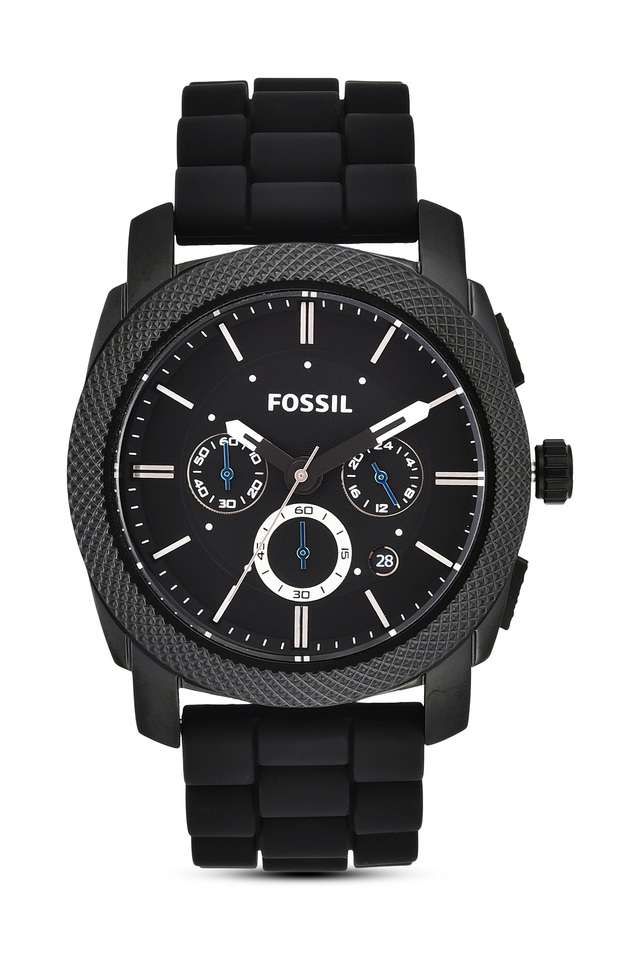 Mens-Machine-Black-Dial-Silicon-Chronograph-Watch---Fs4487Ie