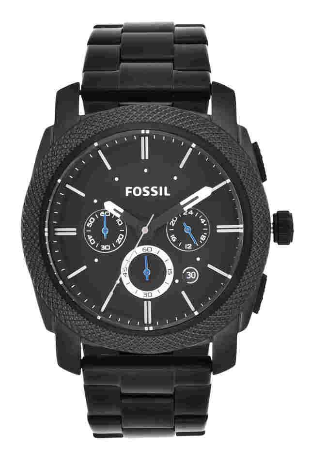 Mens-45-mm-Machine-Black-Dial-Stainless-Steel-Chronograph-Watch---FS4552