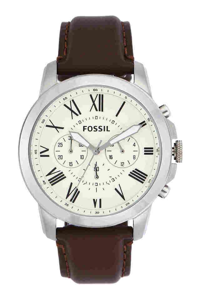 Mens-44-mm-Grant-Cream-Dial-Leather-Chronograph-Watch---FS4735