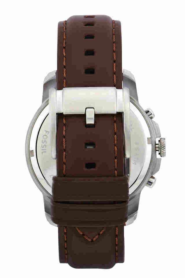 Mens-44-mm-Grant-Cream-Dial-Leather-Chronograph-Watch---FS4735
