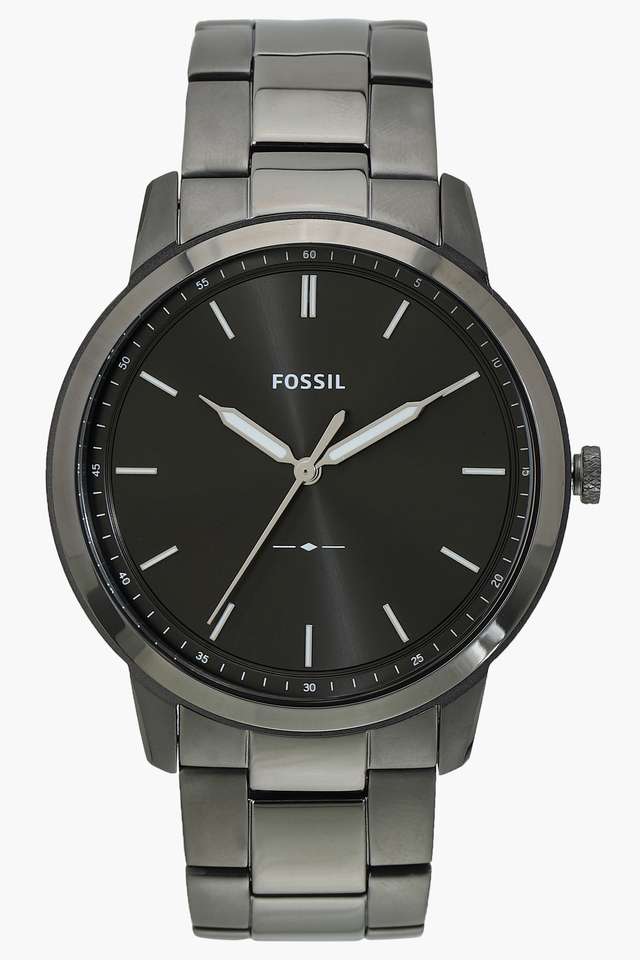 Mens-Analogue-Black-Dial-Metallic-Watch---FS5459I
