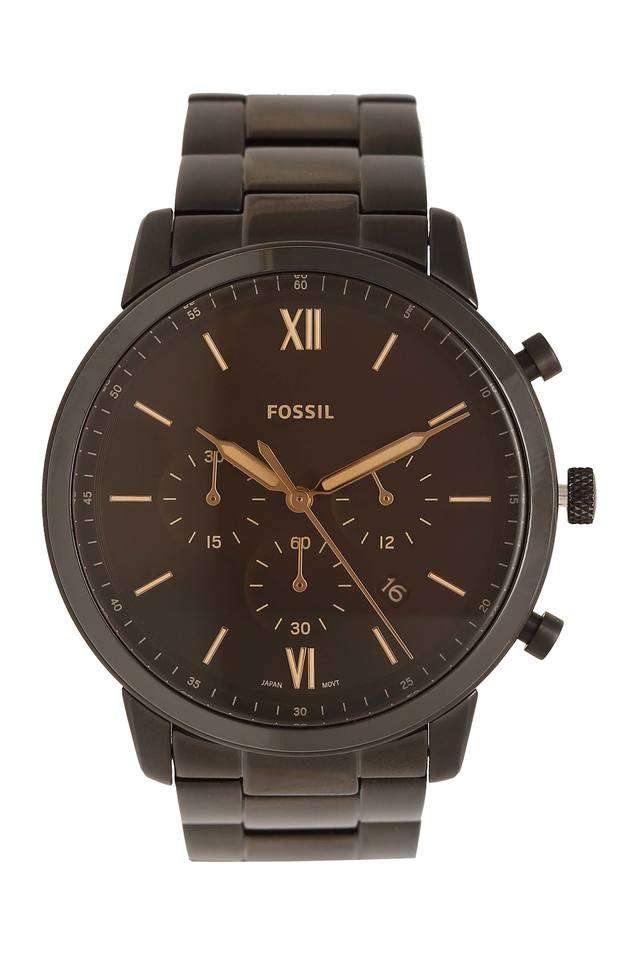 Mens-Black-Dial-Chronograph-Watch---FS5525I