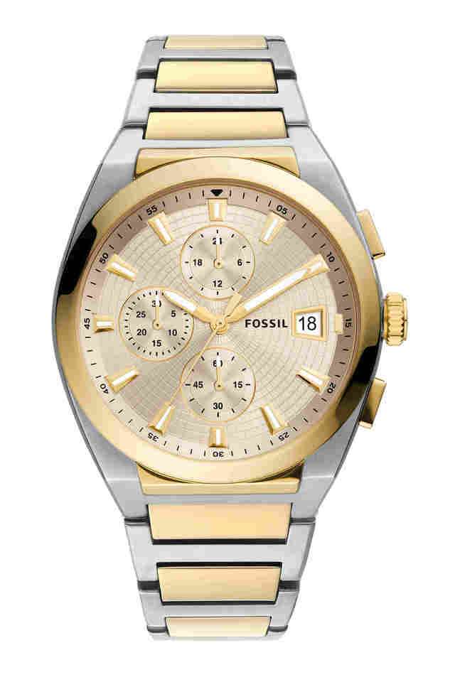 Everett-Mens-42-mm-Cream-Dial-Stainless-Steel-Chronograph-Watch---FS5796I