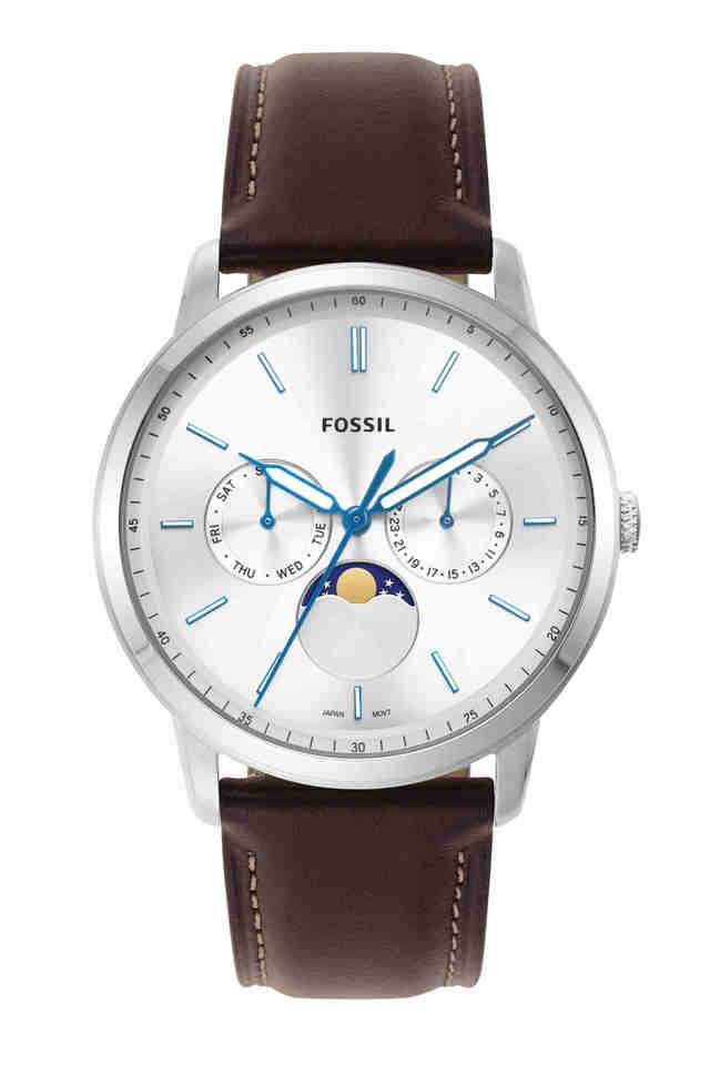 Neutra-Minimalist-42-mm-Silver-Dial-Leather-Analogue-Watch-For-Men---FS5905