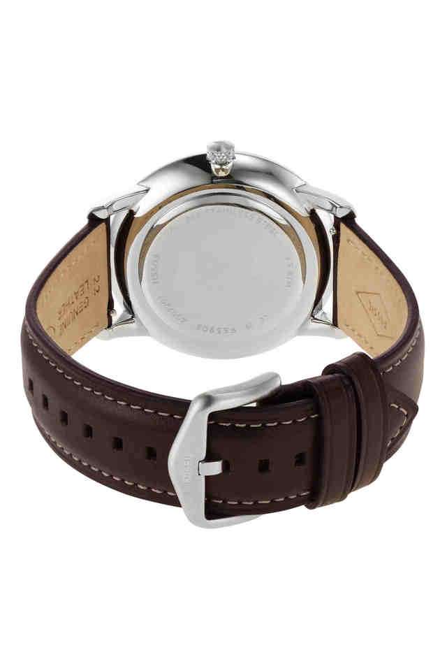 Neutra-Minimalist-42-mm-Silver-Dial-Leather-Analogue-Watch-For-Men---FS5905