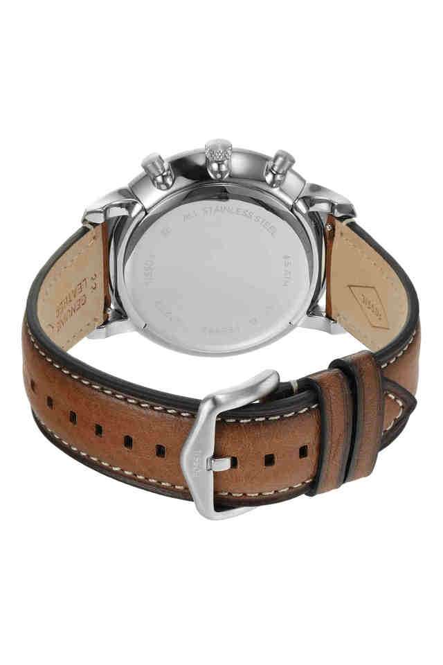 Mens-44-mm-Neutra-Green-Dial-Leather-Chronograph-Watch---FS5963I