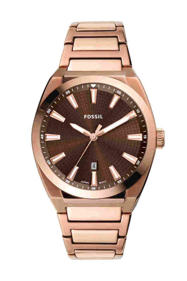 Buy Fossil NoColour Everett 42 mm Brown Dial Stainless Steel