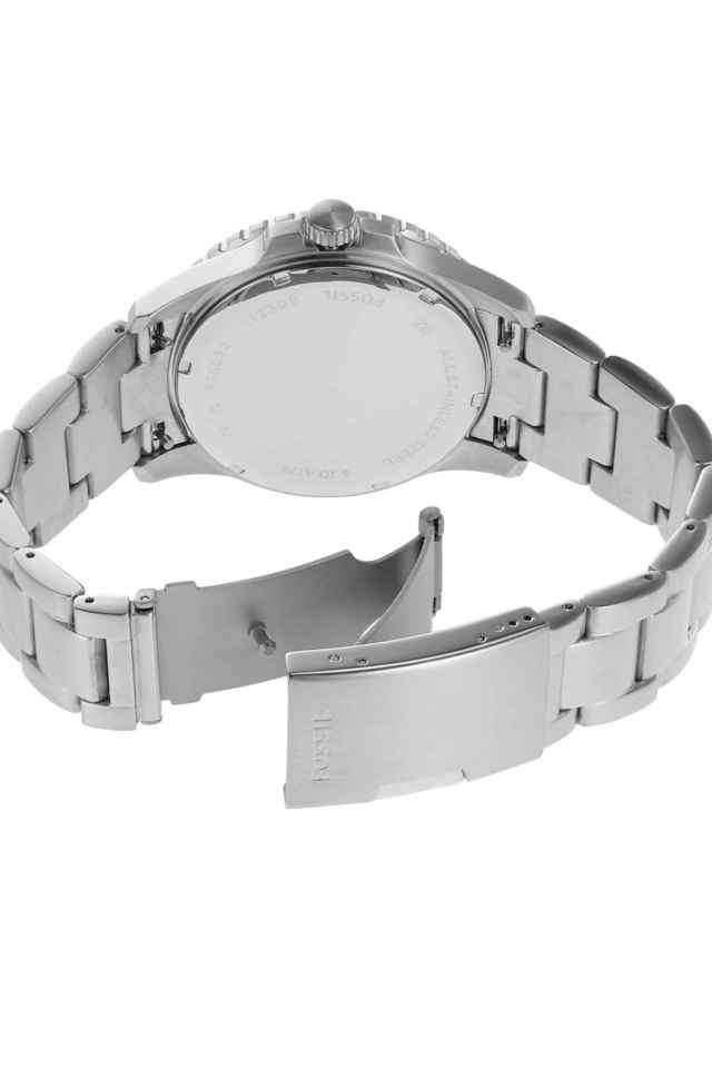 Fossil-Blue-42-mm-Black-Dial-Stainless-Steel-Analogue-Watch-For-Men---FS6032