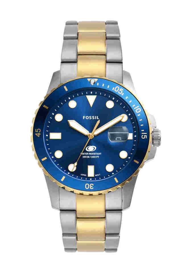 Fossil-Blue-Dive-42-mm-Blue-Dial-Stainless-Steel-Analogue-Watch-For-Men---FS6034