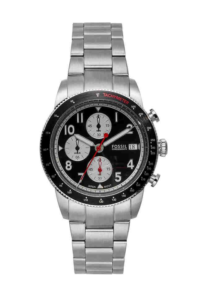 Sport-Tourer-42-mm-Black-Dial-Stainless-Steel-Chronograph-Wrist-Watch-for-Men---FS6045I