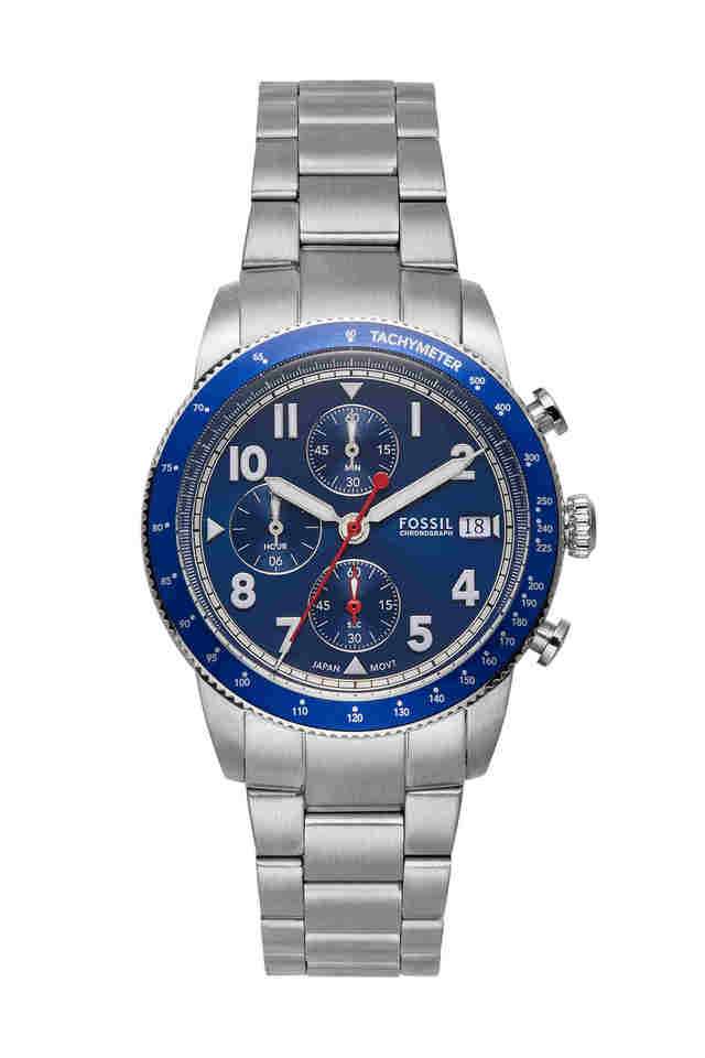 Sport-Tourer-42-mm-Blue-Dial-Stainless-Steel-Chronograph-Wrist-Watch-for-Men---FS6047I