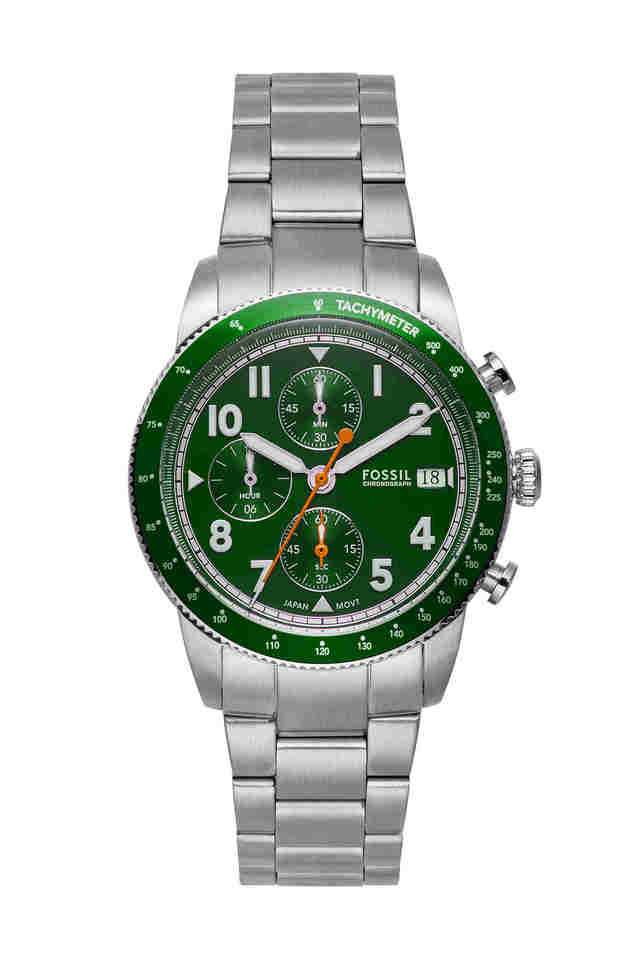 Sport-Tourer-42-mm-Green-Dial-Stainless-Steel-Chronograph-Wrist-Watch-for-Men---FS6048I