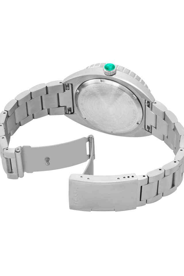 Buy Fossil NoColour Breaker 42 mm Green Dial Stainless Steel