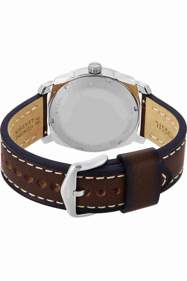 Machine-42-mm-Black-Dial-Leather-Analogue-Wrist-Watch-for-Men---FS6081SET