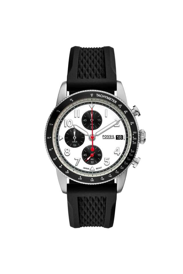 Sport-Tourer-42-mm-White-Silicone-Chronograph-Watch-for-Men---FS6087
