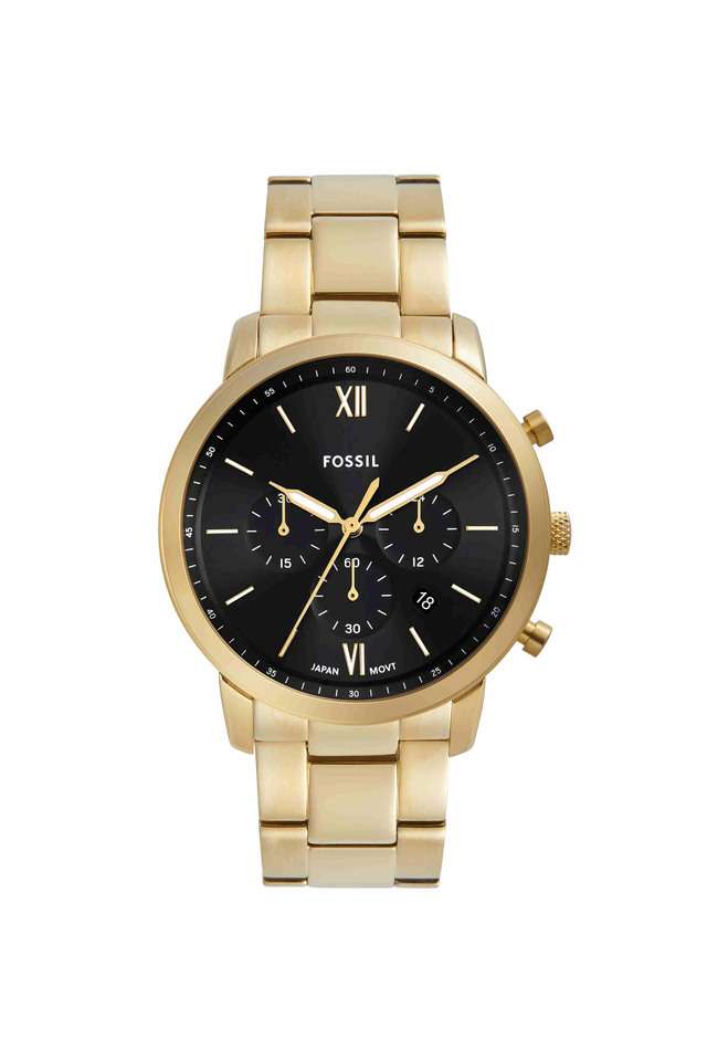 Neutra-44-mm-Black-Dial-Stainless-Steel-Chronograph-Wrist-Watch-for-Men---FS6093