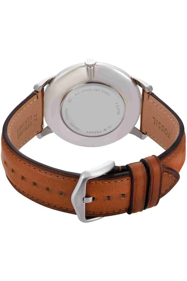 Minimalist-44-mm-Green-Dial-Leather-Analogue-Wrist-Watch-for-Men---FS6094