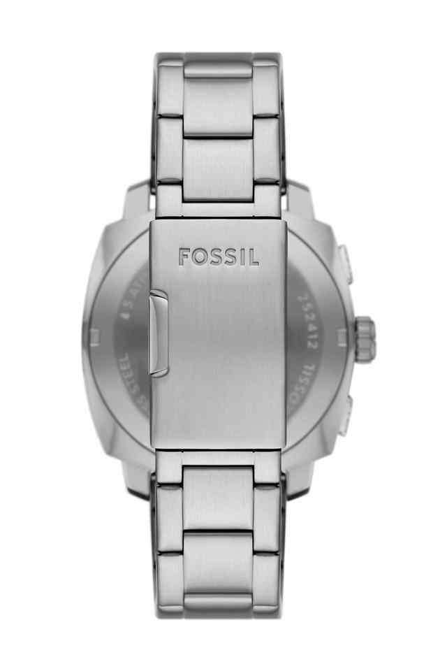 Machine-44-mm-Black-Dial-Stainless-Steel-Chronograph-Watch-for-Men---FS6095I