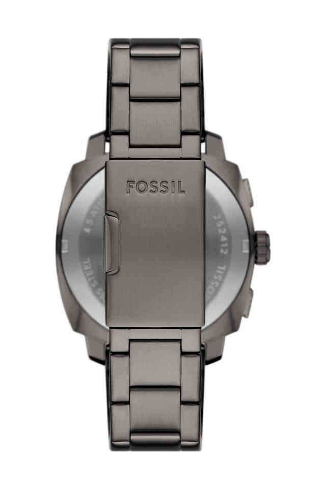 Machine-44-mm-Black-Dial-Stainless-Steel-Chronograph-Watch-for-Men---FS6098I