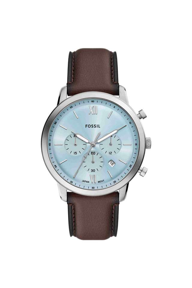 Neutra-44-mm-Blue-Dial-Leather-Chronograph-Watch-for-Men---FS6109I