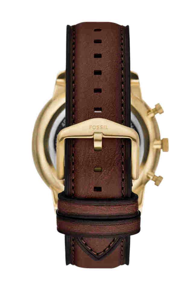 Neutra-44-mm-Gold-Dial-Leather-Chronograph-Watch-for-Men---FS6113I