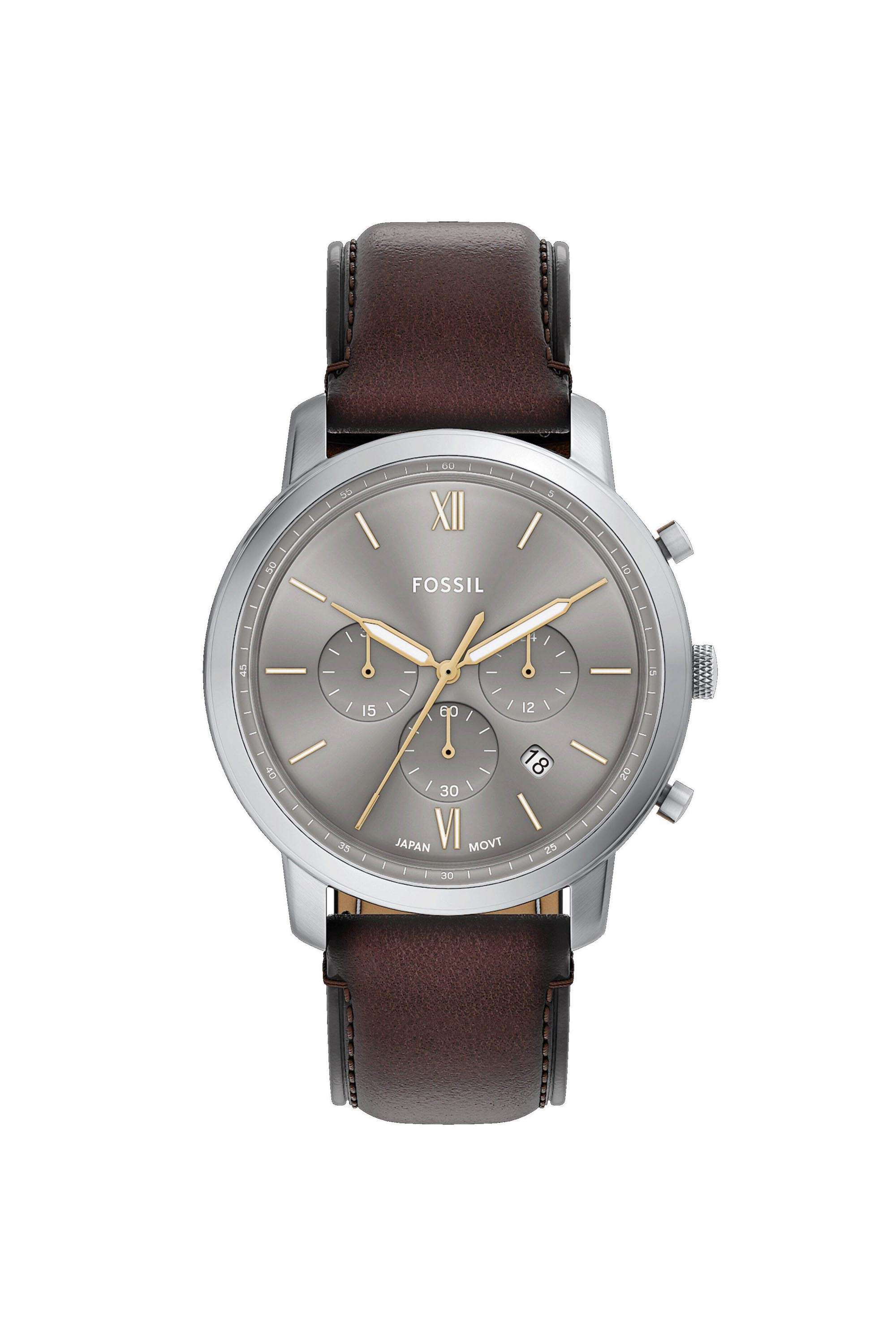 Neutra-44-mm-Grey-Dial-Leather-Analogue-Watch-For-Men---FS6129
