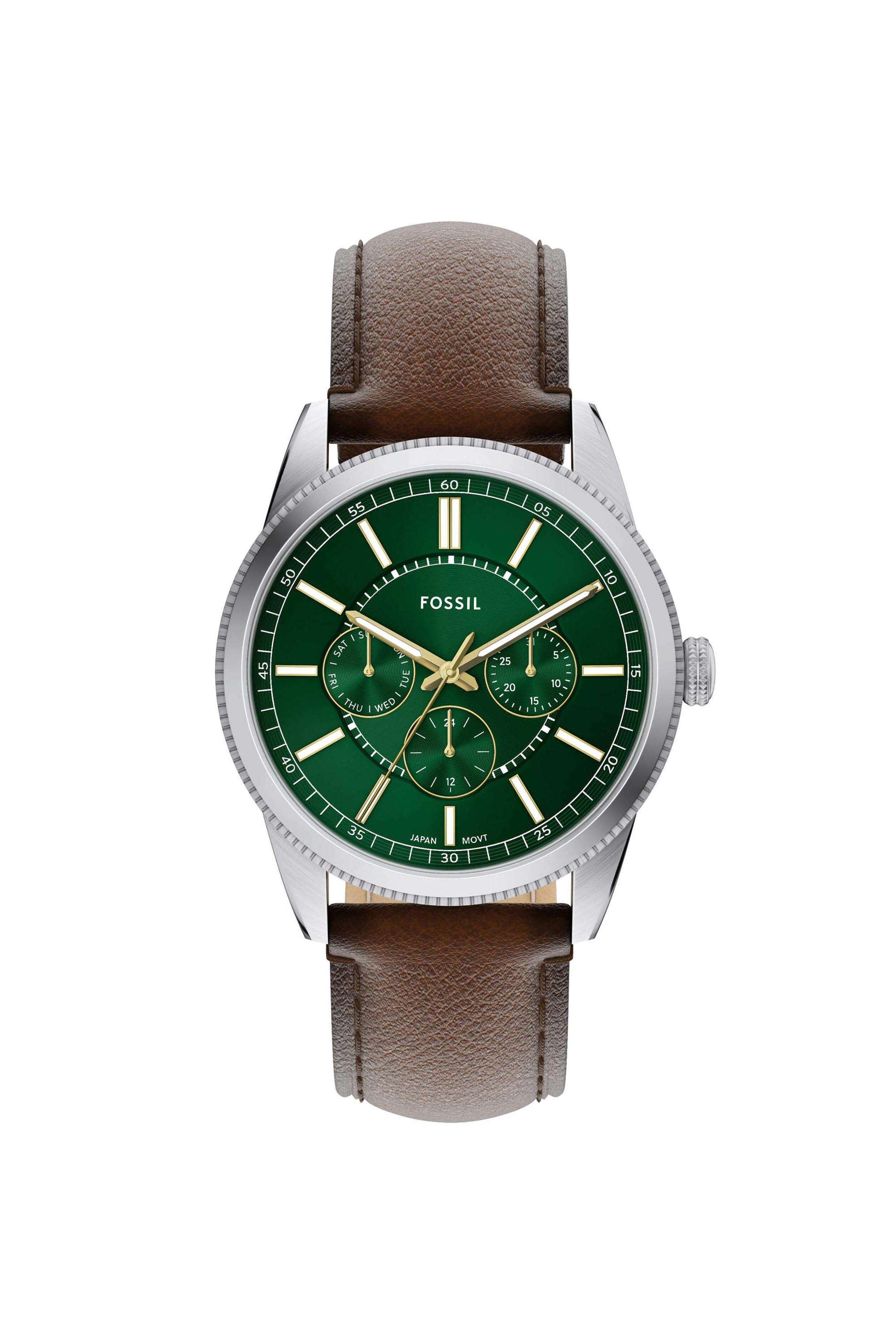 Pearson-42-mm-Green-Dial-Leather-Analogue-Watch-For-Men---FS6137