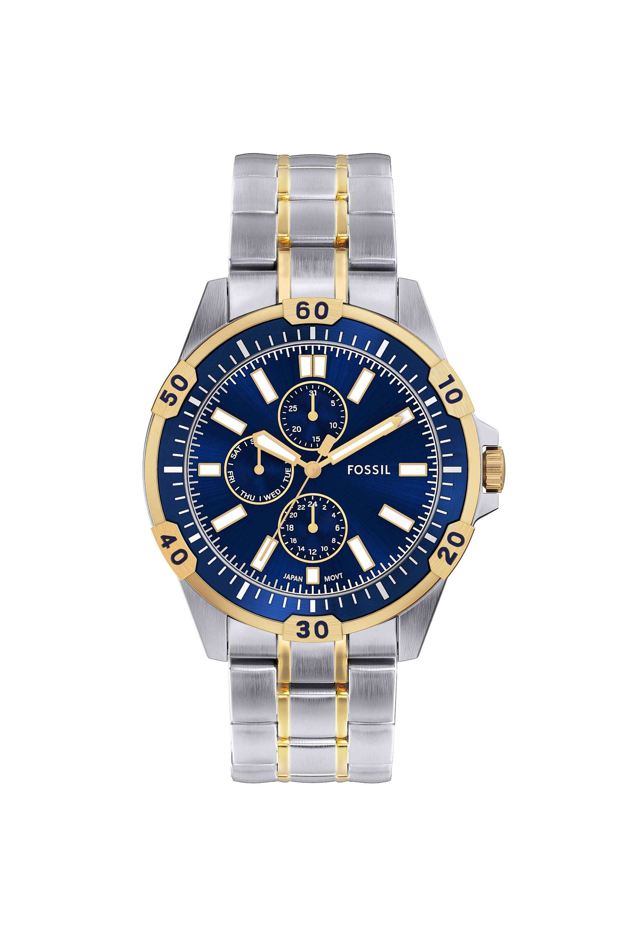 Garrett-44-mm-Blue-Dial-Stainless-Steel-Analogue-Watch-For-Men---FS6146