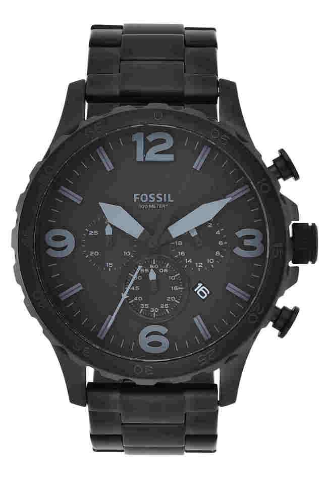 Mens-50-mm-Nate-Black-Dial-Stainless-Steel-Chronograph-Watch---JR1401