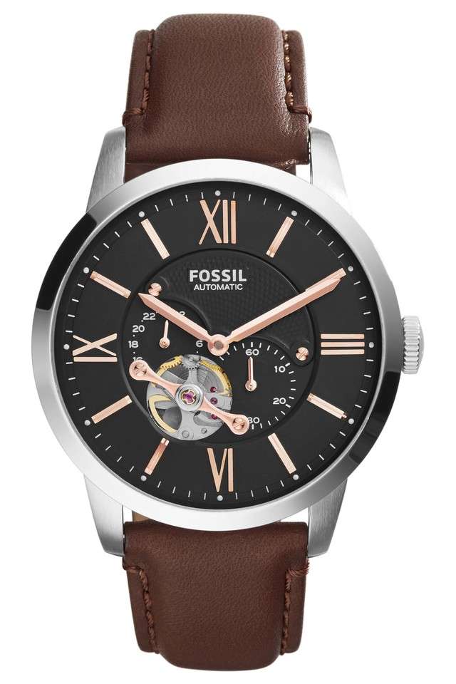 Mens-Townsman-Blue-Dial-Leather-Chronograph-Watch---Me3061I