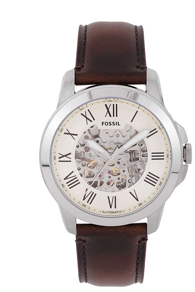 Mens-Automatic-Analogue-Leather-Watch