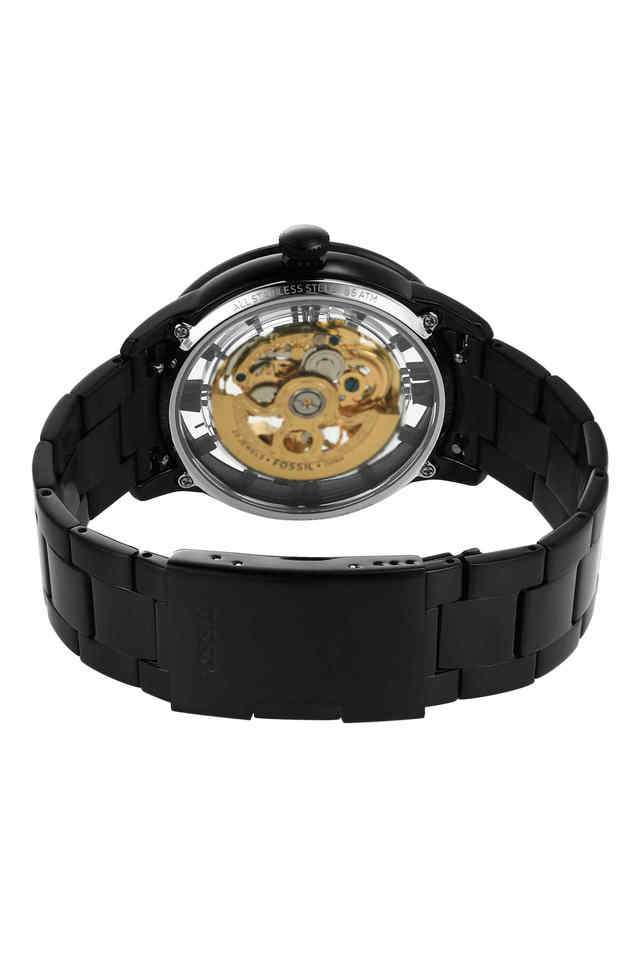 Mens-44-mm-Townsman-Black-Dial-Stainless-Steel-Analogue-Watch---ME3197I