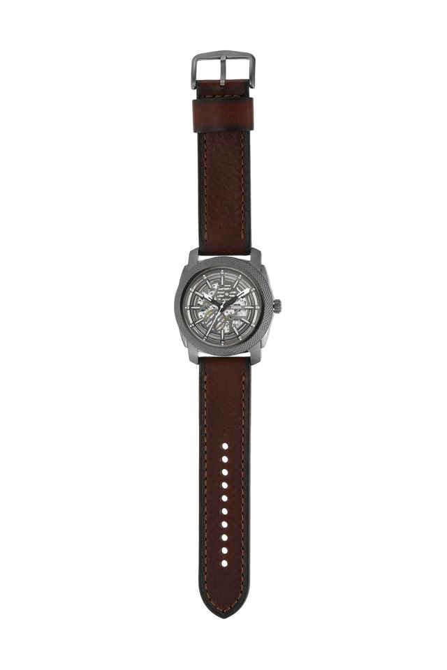 Machine-45-mm-Grey-Dial-Leather-Analogue-Wrist-Watch-for-Men---ME3254I