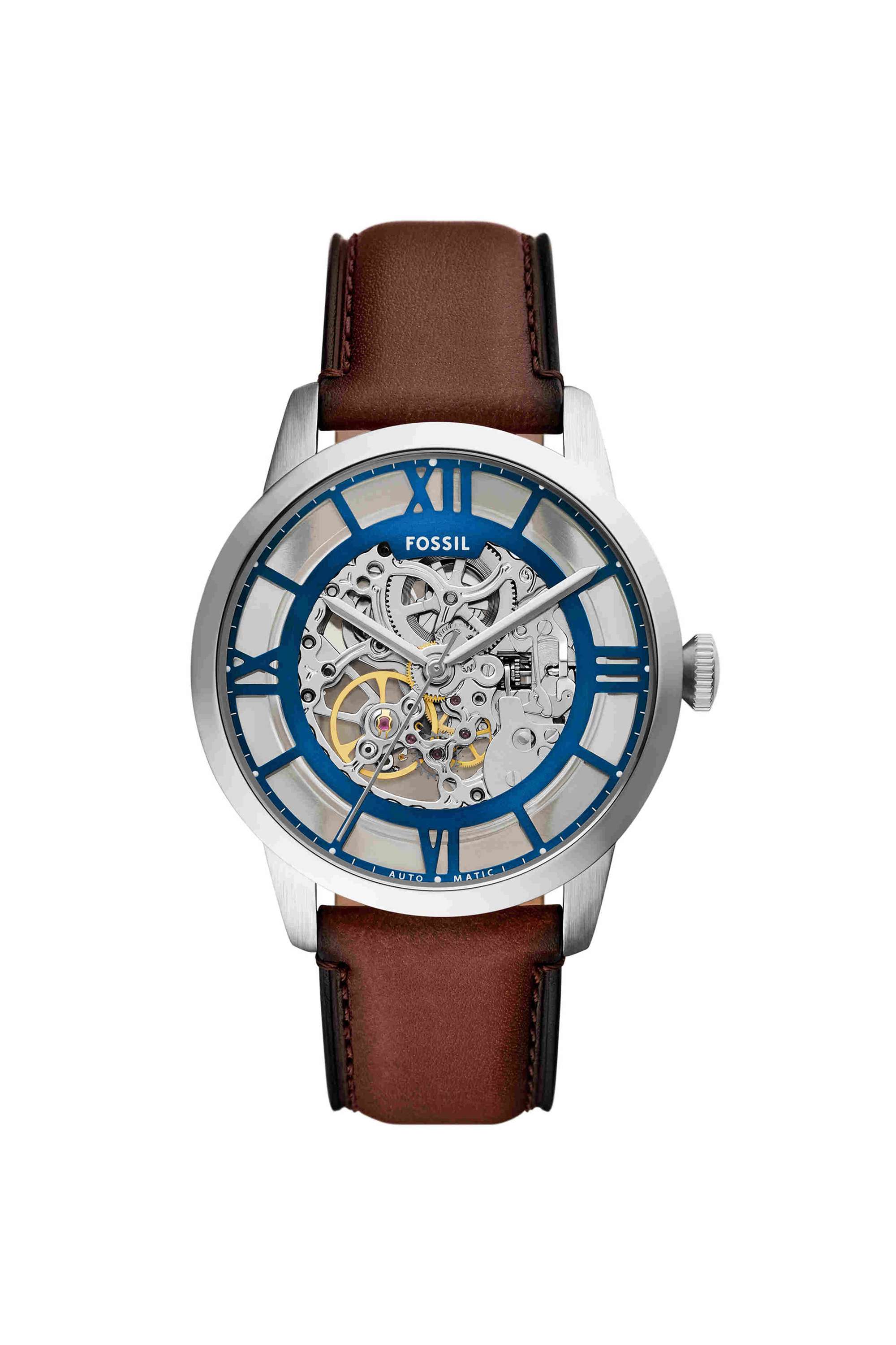 Townsman-44-mm-Blue-Dial-Leather-Analogue-Wrist-Watch-for-Men---ME3267